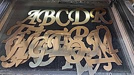 Pleksi Harfler 30 cm Takım Perde Fon